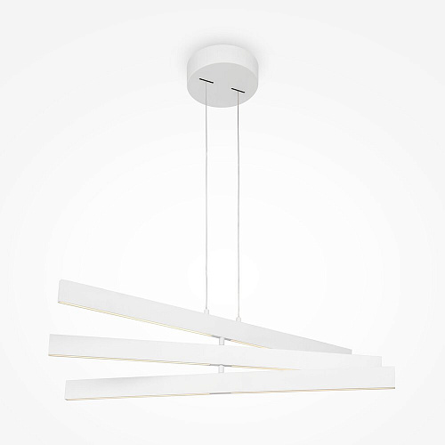 Подвесной светильник 1,5*80 см, LED 3 48W, 4000К, Белый Maytoni Origami MOD163PL-L38W4K