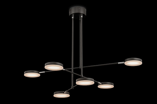 Светодиодный светильник Maytoni Fad MOD070PL-L38B3K, 38W LED, 3000K, черный