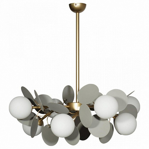Люстра на штанге 8*G9 Grey серый Matisse LOFT IT 10008/8