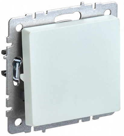 Перекрестный выключатель 1 клавишный жемчуг IEK BRITE BR-V13-0-10-K36