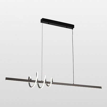 Линейно-подвесной светильник 120*18*145 см, 1*LED*40W 4000K серый Lussole Bradford LSP-7165