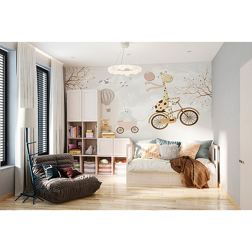 Люстра подвесная 68*160 см, LED 33W, 4000K, 3360 Lm, 12 м2 Lussole LSP-7078 белый