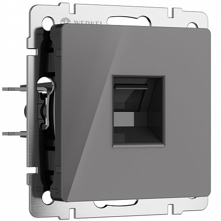 Розетка ethernet rj-45 WERKEL (графит акрил) w1181044 a064095