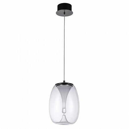 Подвесной светильник 8W 4000K 5874/09 SP-8 черный/прозрачный Campo Divinare