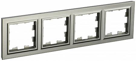 Рамка 4 поста РУ-4-БрШ шампань BRITE BR-M42-K37 IEK 