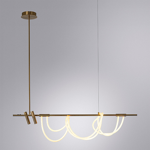 Люстра 150 см, 1*LED 47W 4000K медный Arte Lamp Klimt A2850SP-45PB