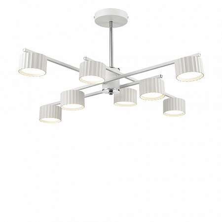 Люстра потолочная 8*GX53 8241/8C белый, хром Comfi KARINA Lumion