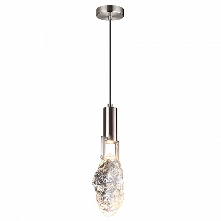Подвесной светодиодный светильник 5W 3000К 6696/5L матовый никель Lia Odeon Light