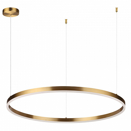 Светодиодная подвесная люстра 67W 3000-6000K 6531/67L Ledio LN23 017 латунь Echo Lumion