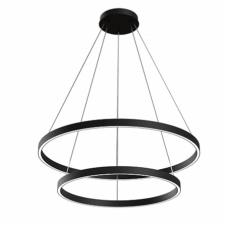 Подвесной светодиодный светильник 83W 3000К/4000К MOD058PL-L74BK чёрный Rim Maytoni