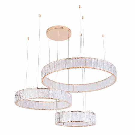 Подвесная люстра LED 88W 3000К 1134/17 SP-88 латунь Teresa Divinare