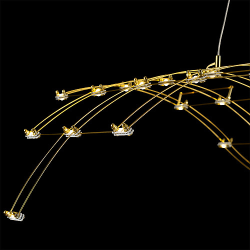 Подвесной светодиодный светильник 41,5W 3000K 7058/45L золотой Welkin Odeon Light