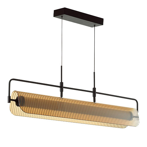 Подвес линейный 99*11*150 см, 1 LED*35W, 3000 К, Odeon Light Liner, черный 5056/35L