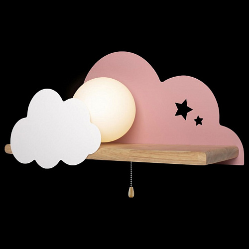 Настенный светильник с полкой Loft It Axel 10134 Pink