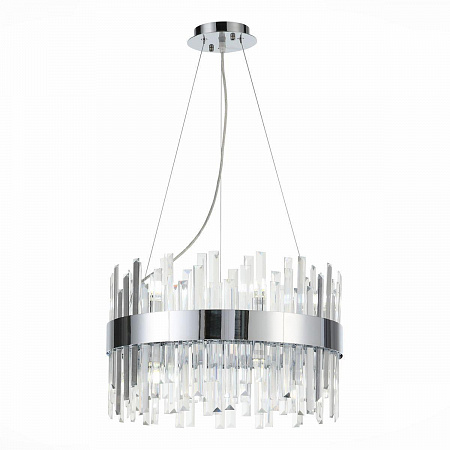 Люстра подвесная 12*G9 SL1160.103.12 хром/прозрачный Bafo ST-Luce