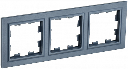 Рамка 3 поста РУ-3-БрМ маренго BRITE BR-M32-K35 IEK
