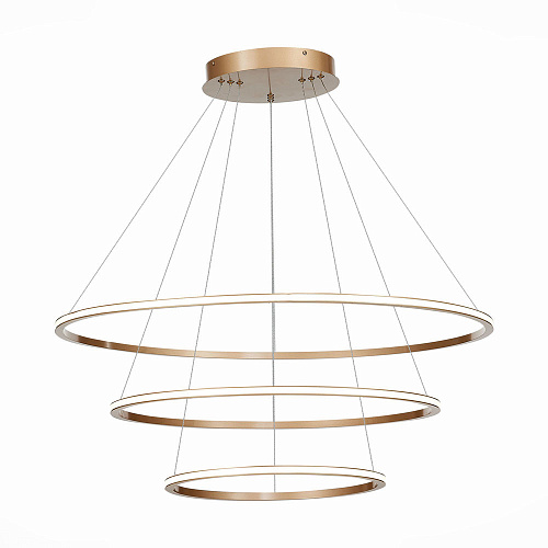 Светильник подвесной 80 см, 114W 4000K ST LUCE ST604 OUT ST604.243.114 Золотистый