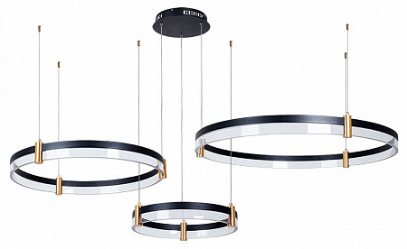 Светильник 148 см, 226W, 3000-6000K Arte Lamp MERCURY A2185SP-3BK черный