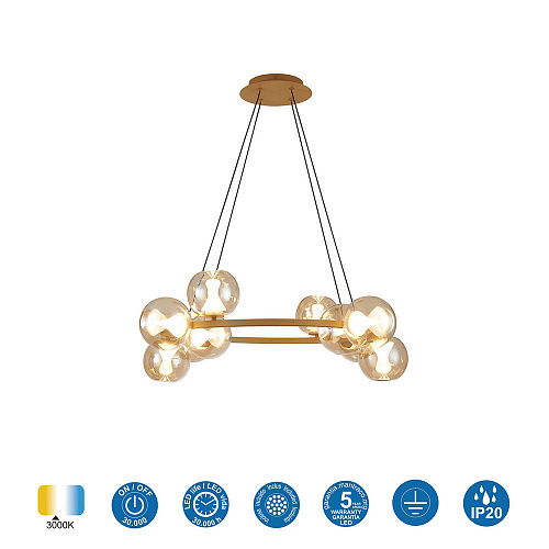 Люстра подвесная Mantra ANDROMEDA LED 3000K 50W 9555