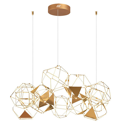 Светильник 93 см, 56W, 4000K, Odeon Light Trellis 5086/56L, бронза
