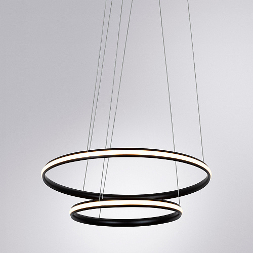 Светильник 60 см, 70W, 3000-6000K, Arte Lamp Meridiana A2198SP-2BK, черный