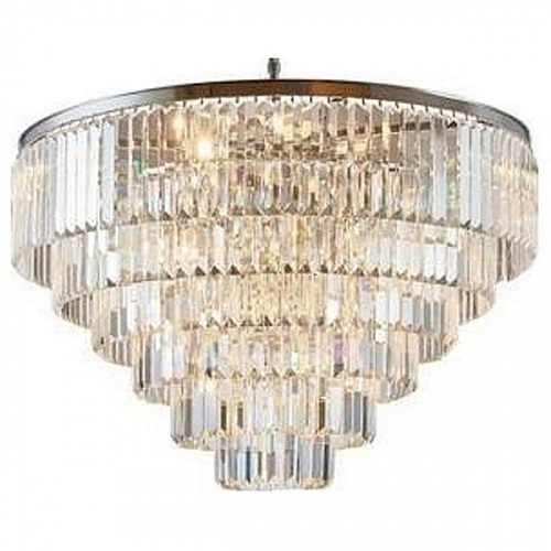 Подвесная люстра Divinare Nova 3001/02 LM-16, диаметр 100 см, хром