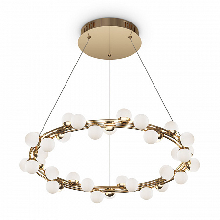 Подвесная люстра Maytoni Tessara MOD081PL-L50G3K, диаметр 60 см, золото