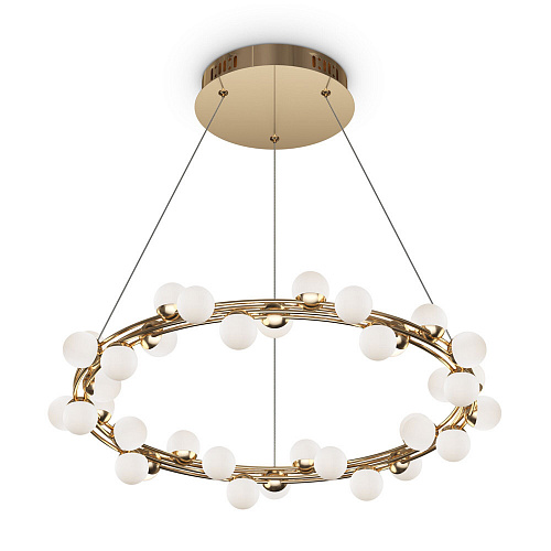 Подвесная люстра Maytoni Tessara MOD081PL-L50G3K, диаметр 60 см, золото