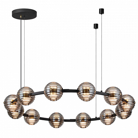 Люстра 113*113*130 см, LED*W, 4000 К, Odeon Light Troni, черный 5041/120L
