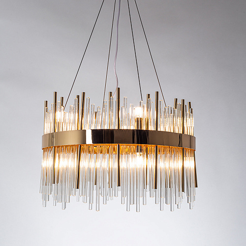 Подвесная люстра 10*G9 A1007SP-10GO золотой Acapulco Arte Lamp