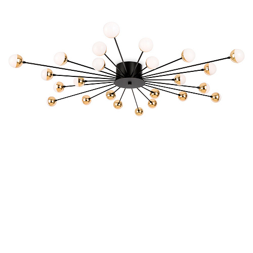 Светильник 117 см, Freya Celebrity FR5242CL-24B, черный-золото