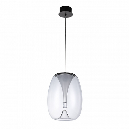 Подвесной светильник 15W 4000K 5874/09 SP-15 черный/прозрачный Campo Divinare