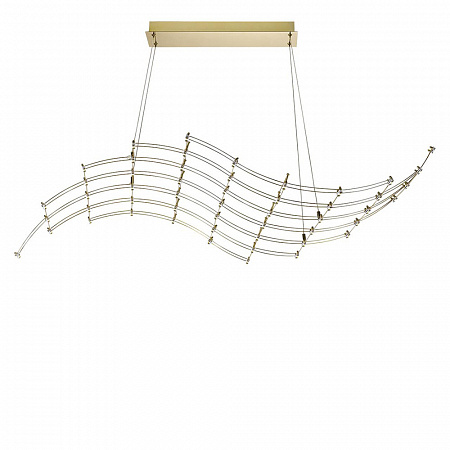 Подвесной светодиодный светильник 41,5W 3000K 7058/45L золотой Welkin Odeon Light