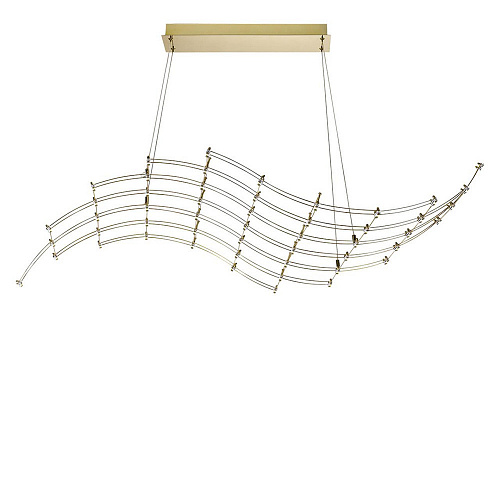 Подвесной светодиодный светильник 41,5W 3000K 7058/45L золотой Welkin Odeon Light