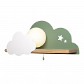 Настенный светильник с полкой Loft It Axel 10134 Green