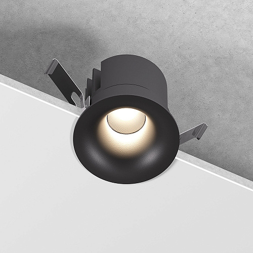 Светильник встраиваемый светодиодный LED 15W 4000К 25070/LED чёрный Bliss Elektrostandard