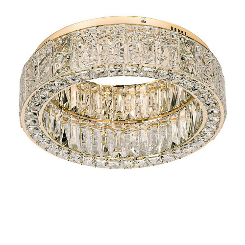 Потолочная хрустальная светодиодная люстра 60W 3700К 5071/60CL золото Version Odeon Light
