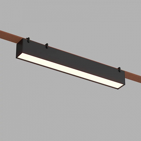 Трековый светодиодный светильник 12W 4000К DK5574-BK чёрный Belty Linear Denkirs