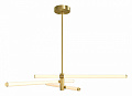Люстра на штанге Maytoni LED Axis MOD106CL-L40G3K, 40W LED, 3000K, золото