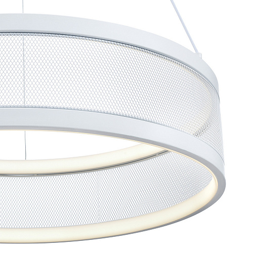 Светодиодная подвесная люстра 38W 3000-6000K 8104/38L белый Ledio FELISITI Lumion