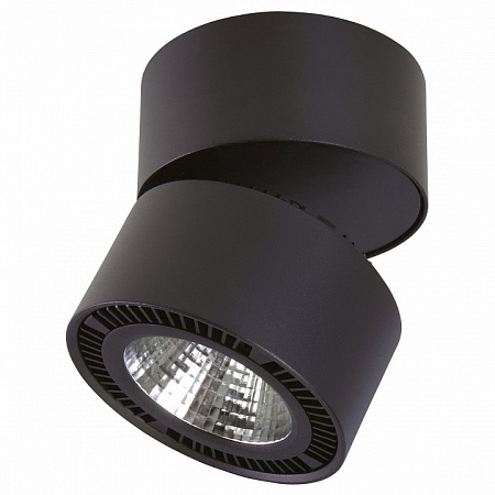 Накладной светодиодный светильник 214817 черный 4000K 15W Forte Muro Lightstar