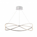 Подвесной светодиодный светильник Maytoni Weave MOD062PL-L56CH3K, 56W LED, 3000K, диаметр 80 см, никель