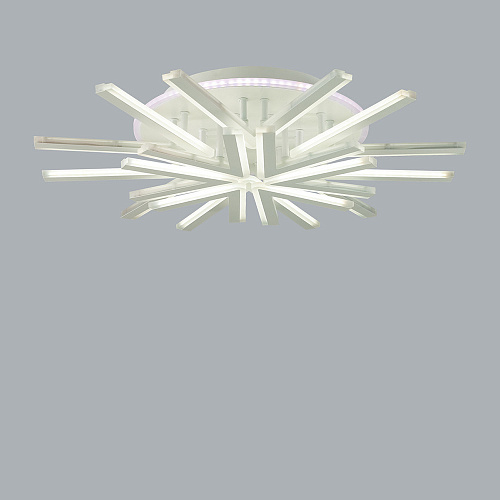 Потолочный светильник с пультом ДУ 95W 3000-4000-6000К 8029/95CL белый Ledio Alberta Lumion