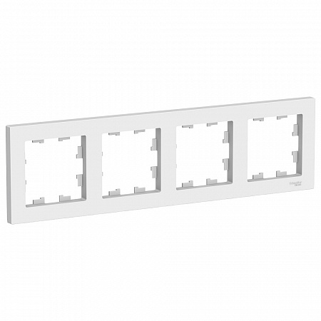 Рамка 4 поста белый AtlasDesign ATN000104