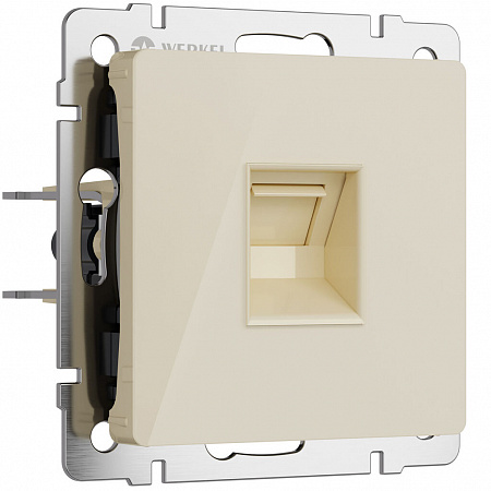 Розетка Ethernet RJ-45 Айвори акрил W1181043