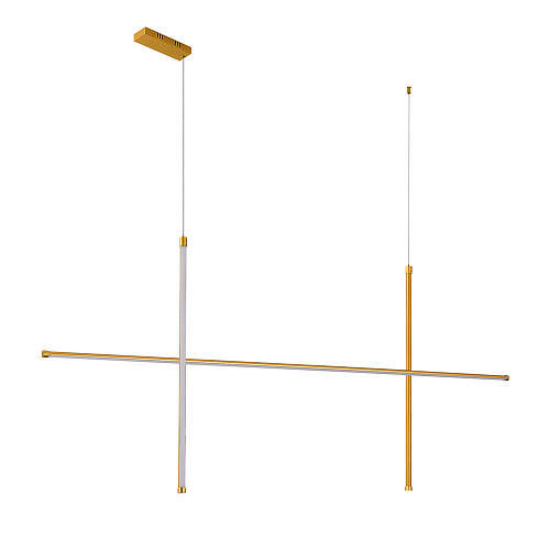 Светильник подвесной 176* см, LED*1*50W, 3000K, St Luce Retico SL6207.203.50, Матовое золото