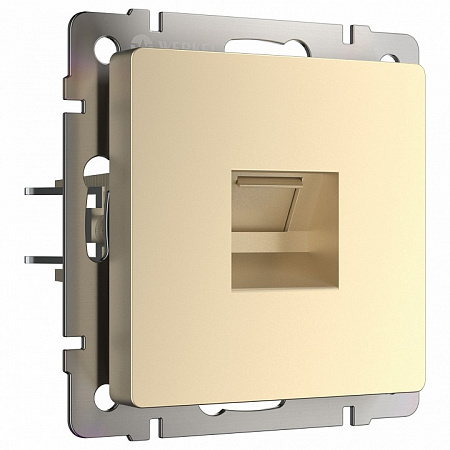 Розетка Ethernet RJ-45 Werkel шампань W1181011