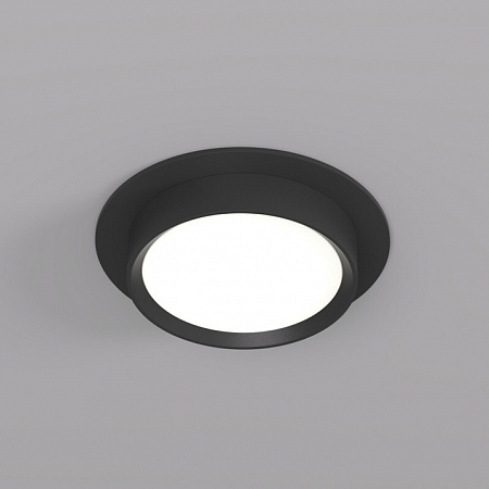 Светильник точечный 1*GX53 Denkirs Flat DK2090-BK