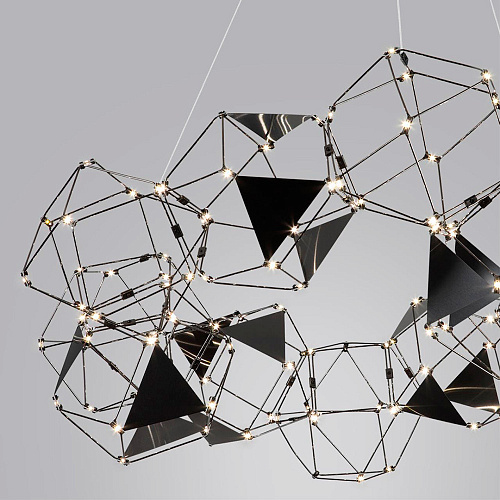 Светильник 85 см, 56W, 4000K, Odeon Light Trellis 5087/56L, черный хром