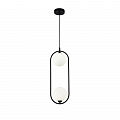 Подвесной светильник MOD013PL-02B чёрный Ring Maytoni